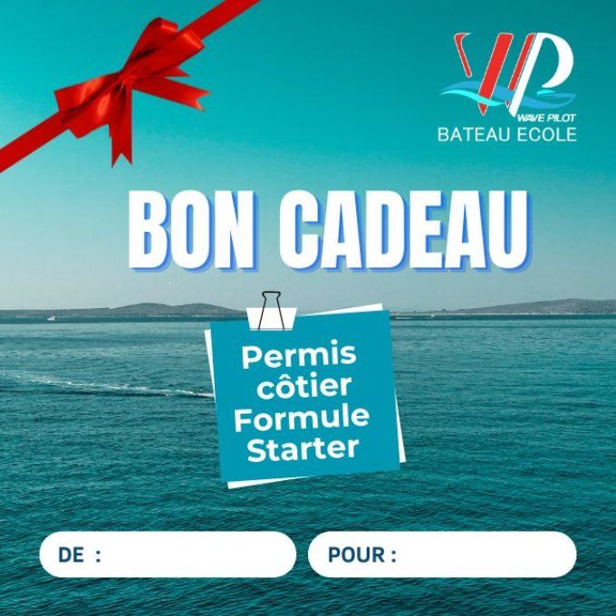 bon cadeau permis côtier pas cher