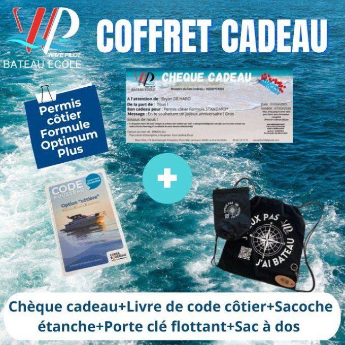 offrir un coffret permis cotier