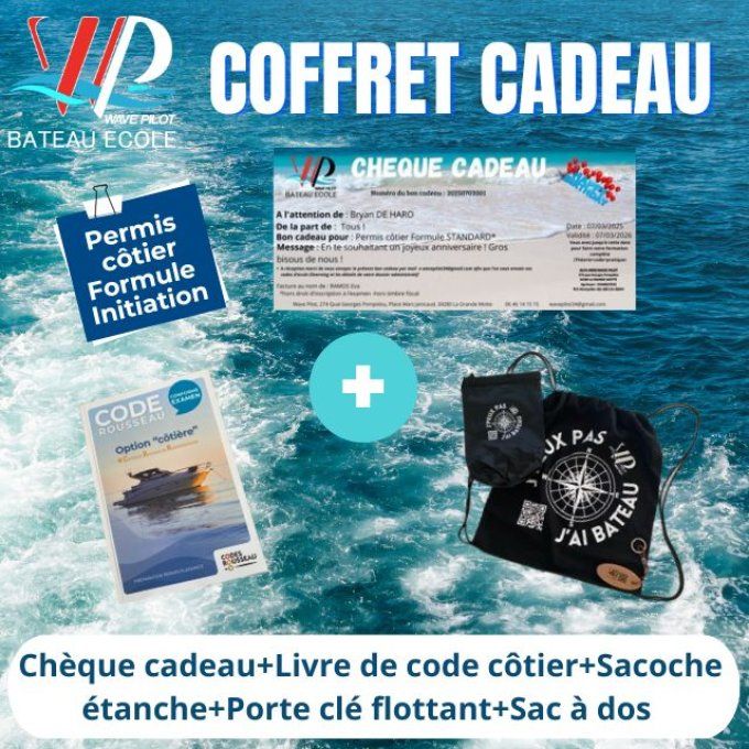 coffret cadeau pour apprendre a naviguer
