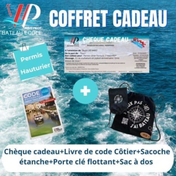 coffret cadeau permis hauturier la grande motte
