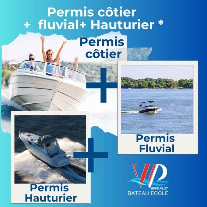 Permis Côtier+Fluvial+Hauturier