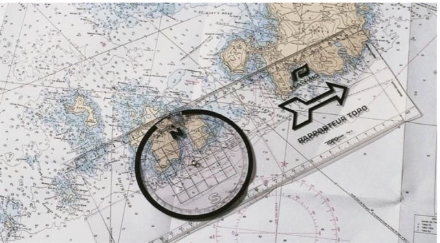 Apprentissage de la navigation sur carte marine pour permis hauturier