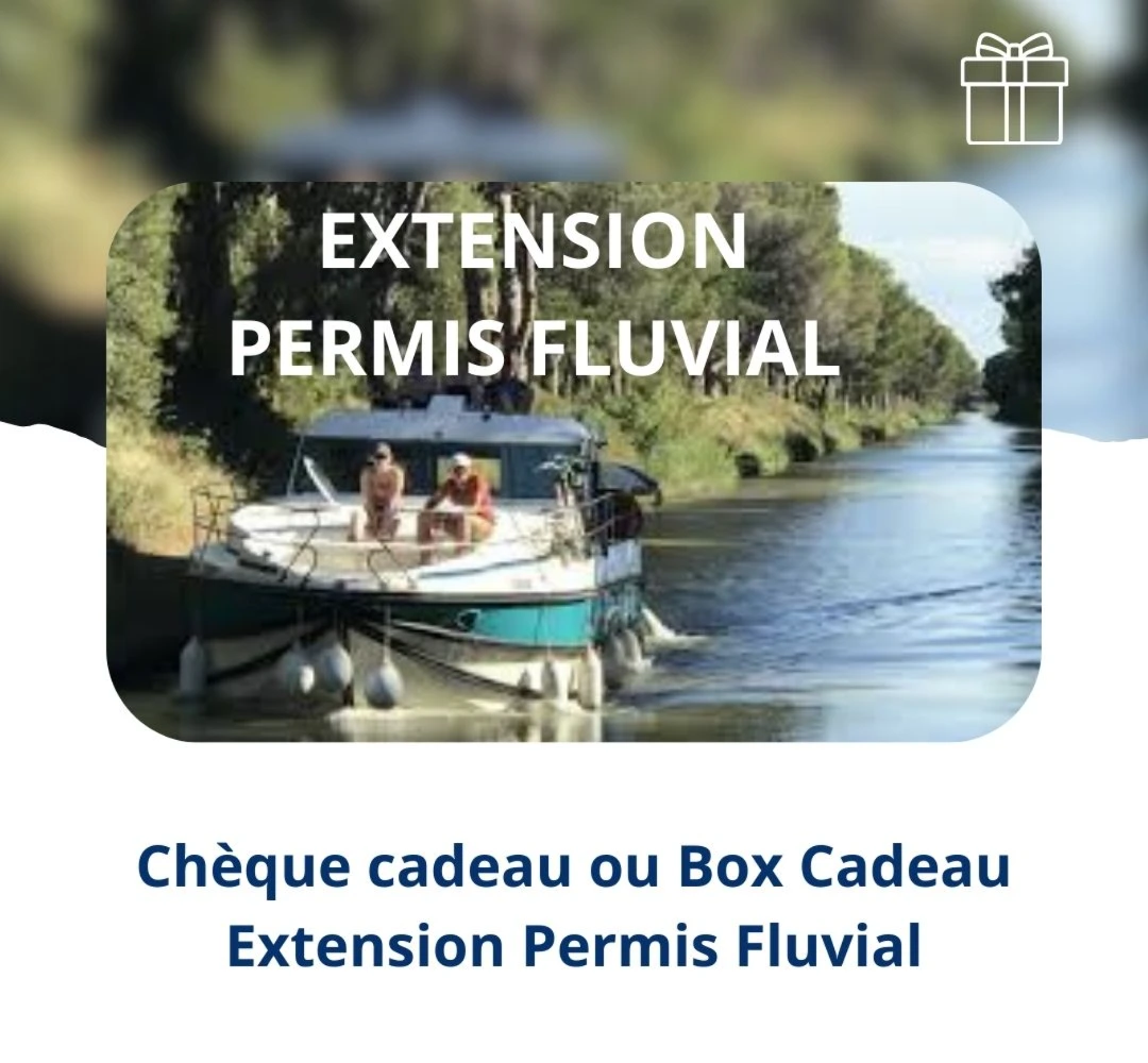 cheque cadeau permis fluvial